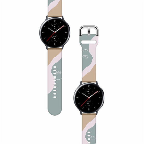 Hurtel Strap Camo Band pro Samsung Galaxy Watch 42mm sili...