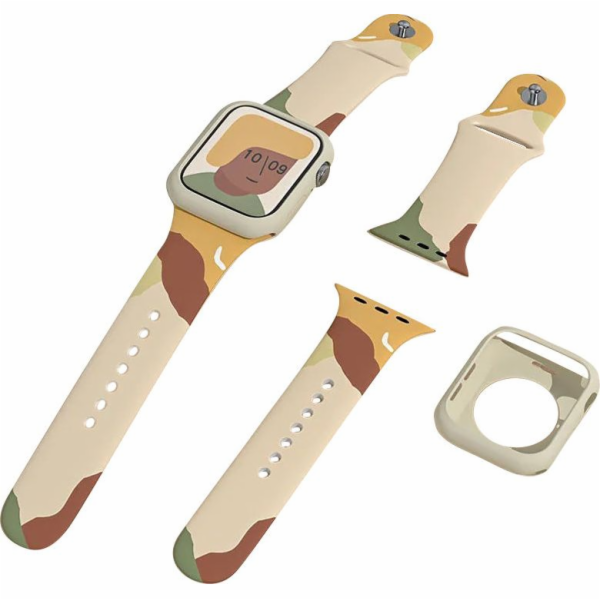 Hurtel Strap Moro řemínek pro Apple Watch 6/5/4/3/2 (44mm...