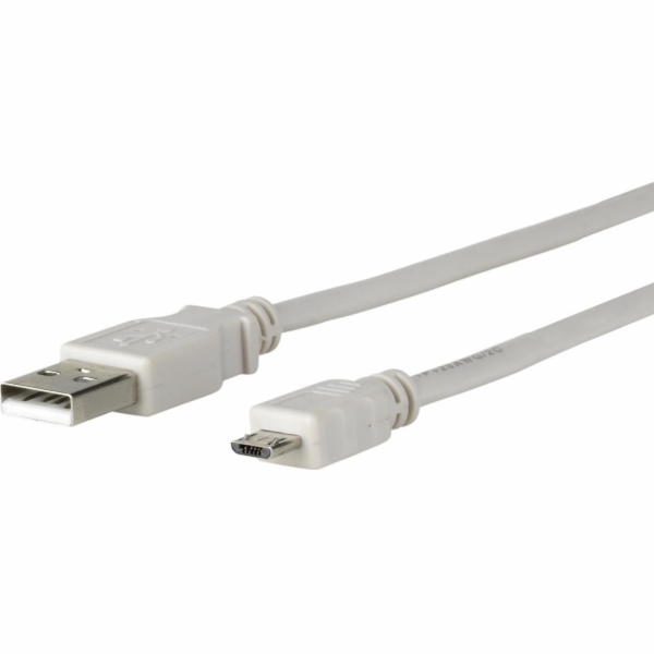 USB MicroConnect microUSB – kabel USB-A 5 m šedý (USBABMI...