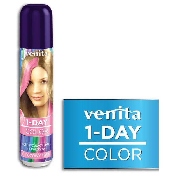 Venita 1-Day color spray 8 pink world