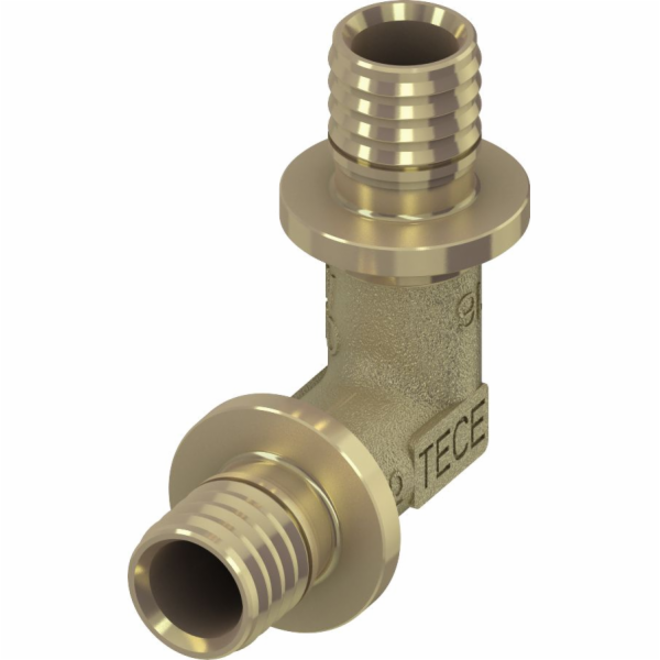 Tece mosazné koleno 90° 16mm (767016)