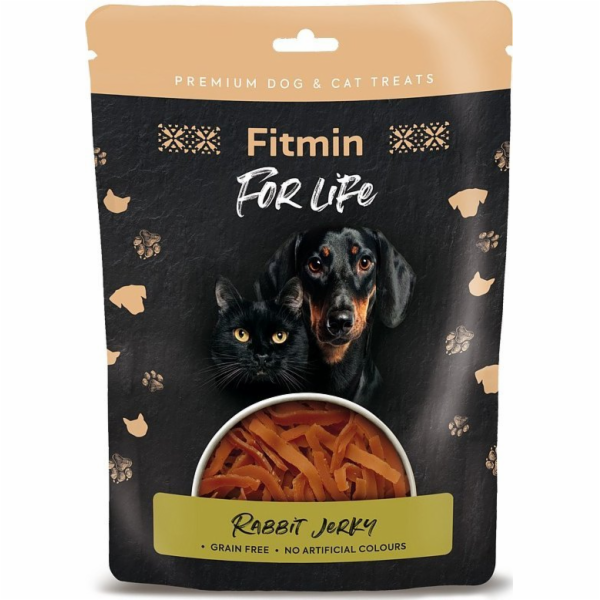 Fitmin Fol Life pamlsek pro psy a kočky králík jerky 70g
