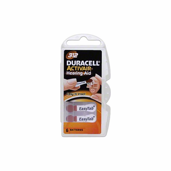 Duracell Baterie do sluchadla PR41 150mAh 6 ks.