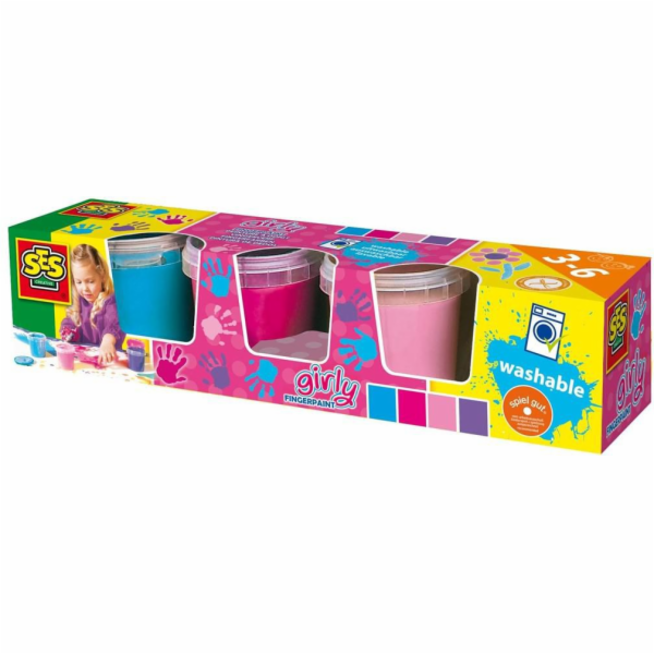 SES Prstové barvy - 4 barvy