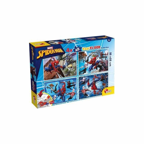 Lisciani  MARVEL PUZZLE DF MAXI FLOOR 4 X 48 SPIDERMAN