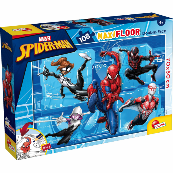 Lisciani  MARVEL PUZZLE DF MAXI FLOOR 108 SPIDERMAN