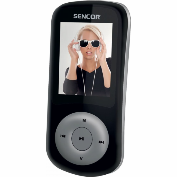 Sencor MP4 přehrávač 8GB šedý (SFP 5870BS)