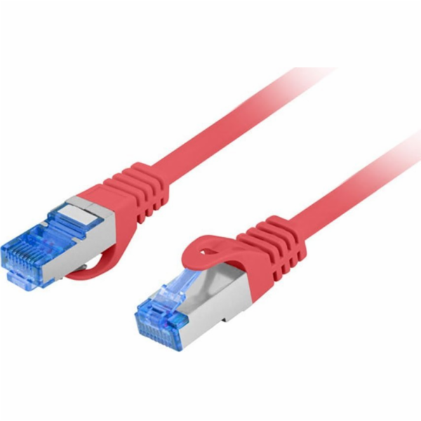 Lanberg PATCHCORD CAT.6A S/FTP LSZH CCA 0,25M ČERVENÁ MOT...