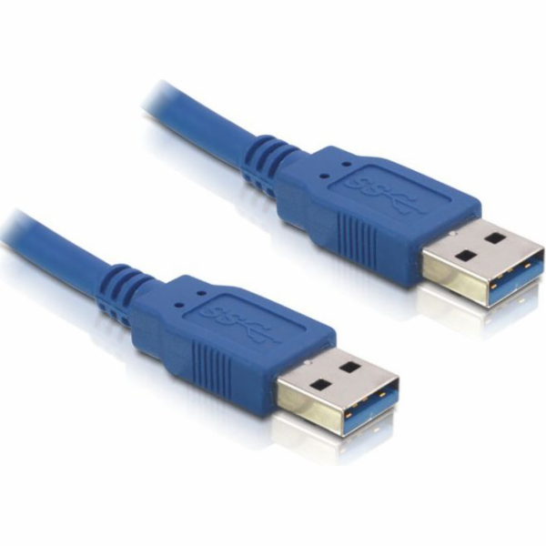 Delock USB kabel USB-A - USB-A 2 m modrý (82535)
