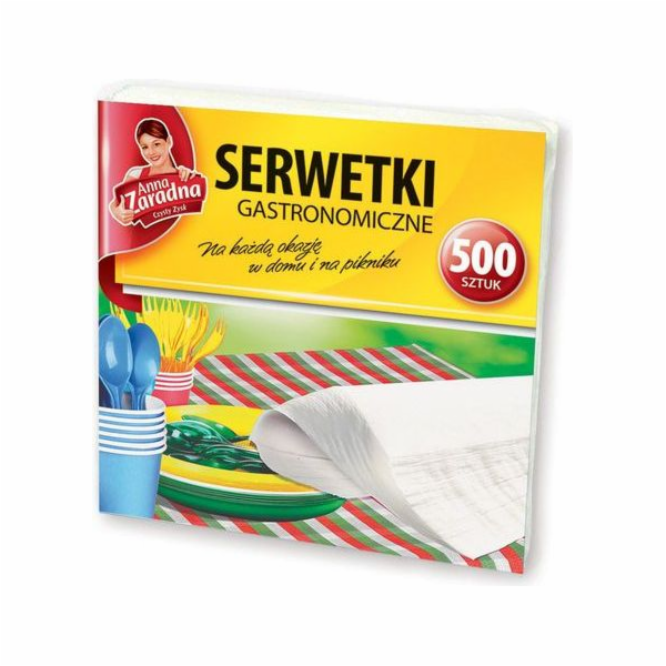 Anna Zaradna Cateringové ubrousky 15X15, balení 500 kusů ...