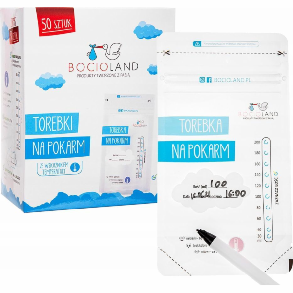 Bocioland Mléčné sáčky 200 ml 50 ks.