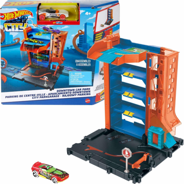 Malá sada Mattel Hot Wheels City s autíčkem HDR28