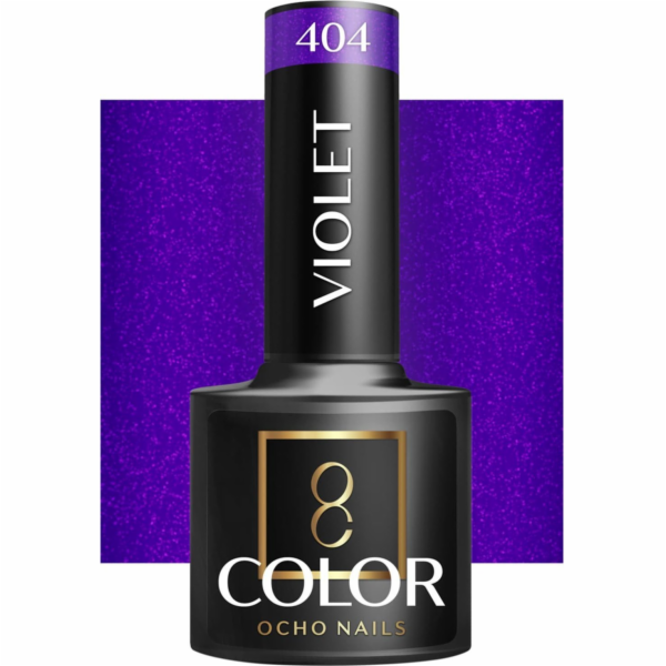 Activeshop OCHO NAILS Hybridní lak na nehty fialový 404 -5 g