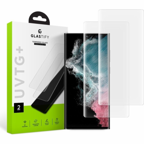 Glastify TEPLENÉ SKLO GLASTIFY UVTG+ 2BALENÍ GALAXY S23 U...