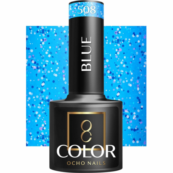 Activeshop OCHO NAILS Hybridní lak na nehty modrý 508 -5 g