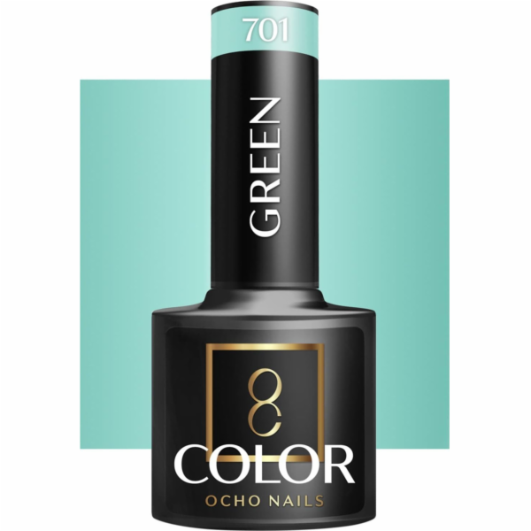Activeshop OCHO NAILS Hybridní lak na nehty zelený 701 -5 g