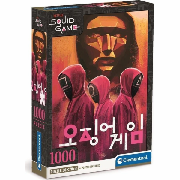 Clementoni CLE puzzle 1000 Kompaktní Netflix SquidGame 39715