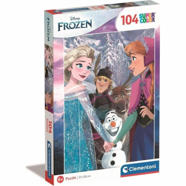 Clementoni CLE puzzle 104 SuperKolor Disney Drozen 25742