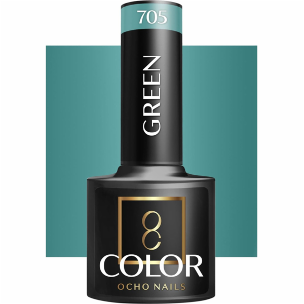 Activeshop OCHO NAILS Hybridní lak na nehty zelený 705 -5 g