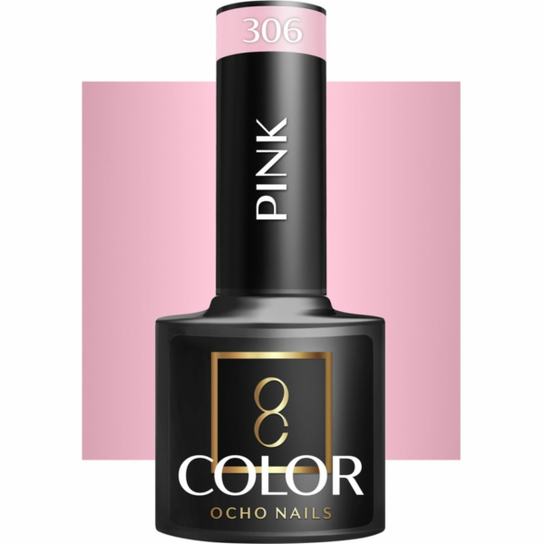 Activeshop OCHO NAILS Hybridní lak na nehty růžový 306 -5 g