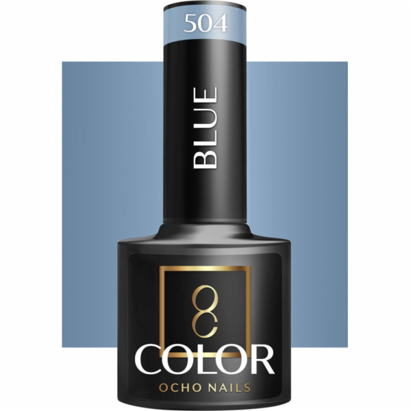 Activeshop OCHO NAILS Hybridní lak na nehty modrý 504 -5 g