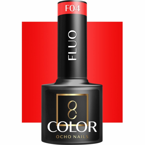 Activeshop OCHO NAILS Fluo F04 hybridní lak -5g