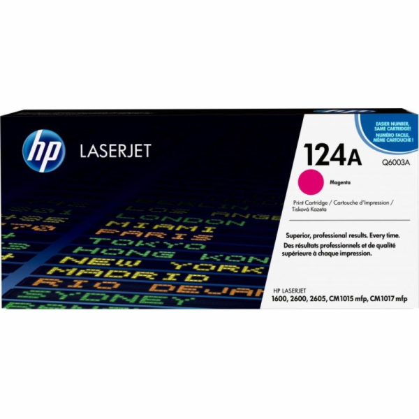 Originální purpurový toner HP 124A (Q6003A)