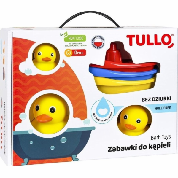 Hračky do vany Tullo 6 ks