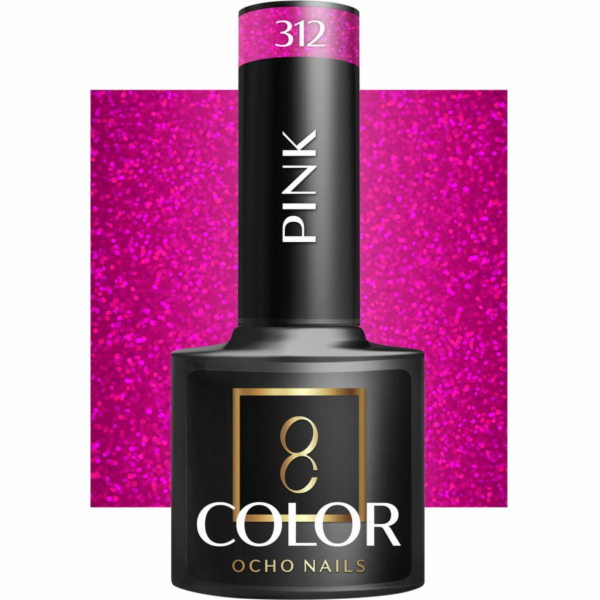 Activeshop OCHO NAILS Hybridní lak na nehty růžový 312 -5 g