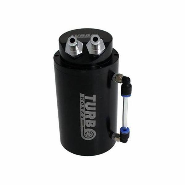 Záchytná nádrž na olej TurboWorks 0,7L 10mm TurboWorks Black
