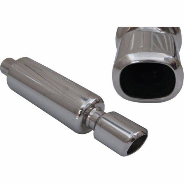 Koncový tlumič výfuku TurboWorks80 x 92 mm, vstup 57 mm