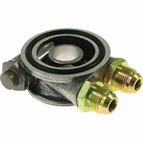 TurboWorks_F Držák olejového filtru M18x1,5 s termostatem