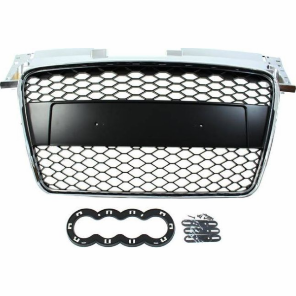 MTuning_F GRILL AUDI TT 8J RS-STYLE CHROME-ČERNÁ (06-14)