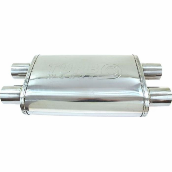 Středový tlumič výfuku TurboWorks 57 mm TurboWorks LT 409SS