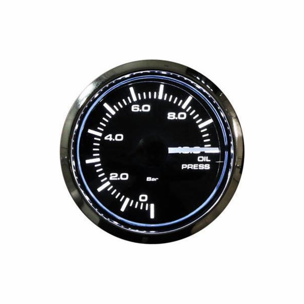 Auto GAUGE Clock AUTOMATICKÝ GAUGE 52mm STP2B Tlak oleje