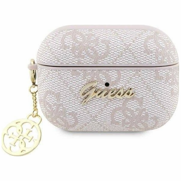 Guess 4G Script Charms PC/PU Pouzdro pro Airpods Pro 2 GU...