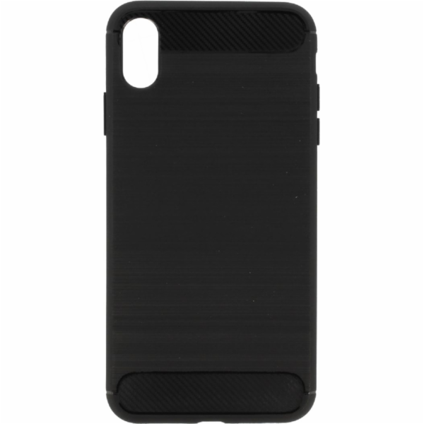 Karbonové pouzdro na iPhone Xr černo/černé