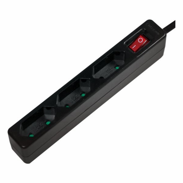 LogiLink Prodlužovací kabel LogiLink, 3 zásuvky, 1,5 m, č...