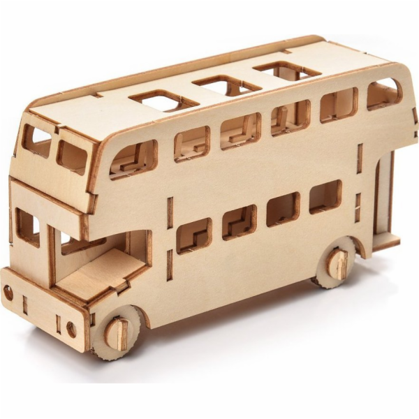 Malý příběh Malý příběh Dřevěné puzzle 3D model - Autobus