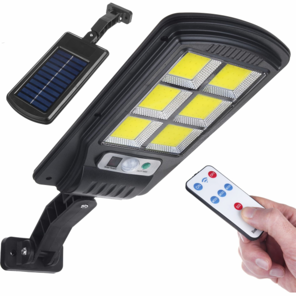 Maclean Solar LED pouliční lampa s pohybovým senzorem a d...