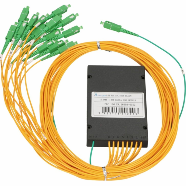 ExtraLink  1:16 PLC SPLITTER SC/APC 2,0MM 1,5M G657A ABS ...
