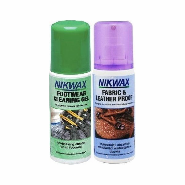 Nikwax Set Nikwax látka/kůže + čistící gel