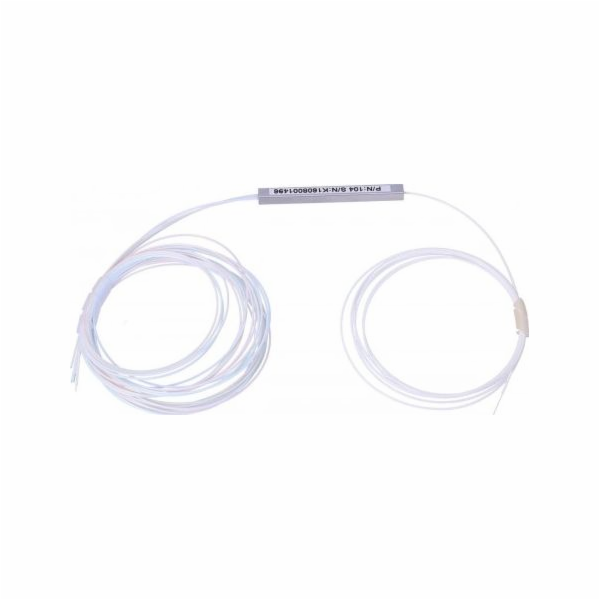 ExtraLink  1:4 PLC SPLITTER BEZ KONEKTORŮ 1M 0,9MM STEEL BOX