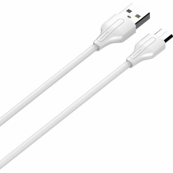 LDNIO USB-A - microUSB USB kabel 1 m Bílý (5903031036213)