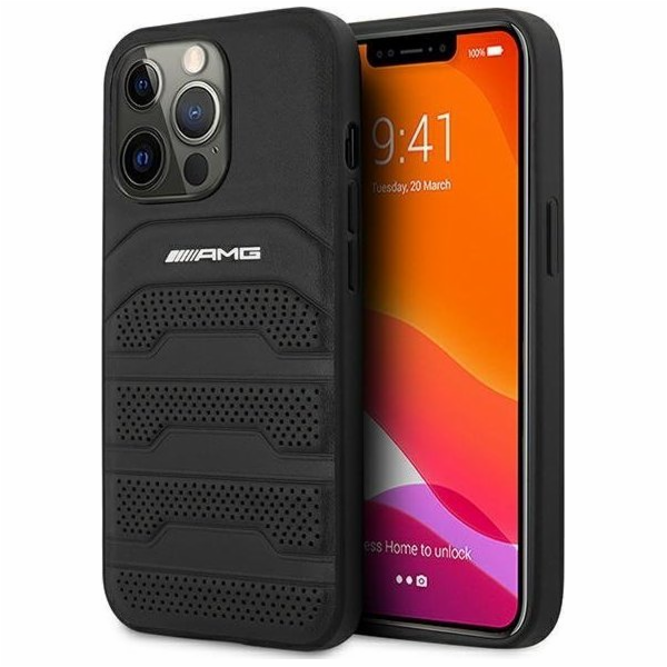 Mercedes-Benz AMG LINE KOŽENÉ POUZDRO NA IPHONE 14 PRO un...