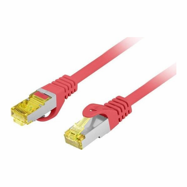 Lanberg PATCHCORD CAT.6A S/FTP LSZH CU 1,5M ČERVENÁ MOTOR...