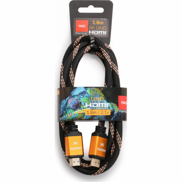 Opticum HDMI - HDMI kabel 1,8 m oranžový (27951)