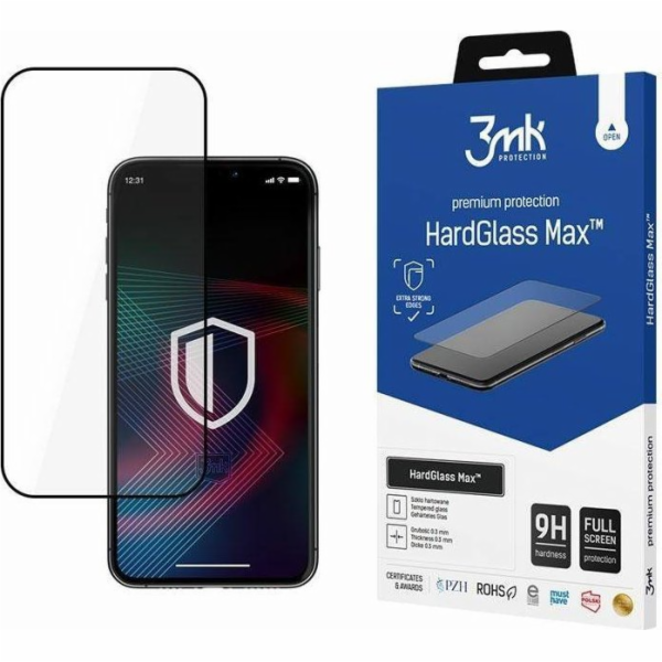 3MK  HardGlass Max Lite Oppo A16s černo/černé celoobrazov...