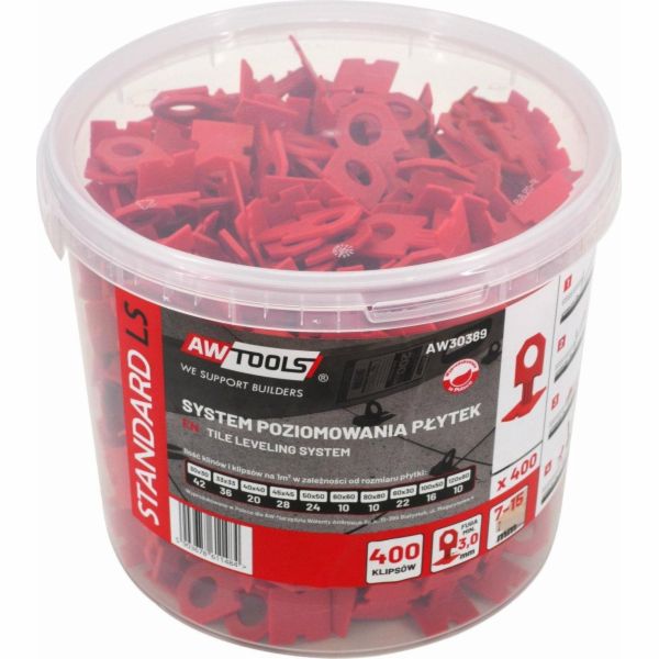 AWTools SYSTÉM VYROVNÁVÁNÍ OBKLADŮ STANDARD 3,0mm - 7-15m...