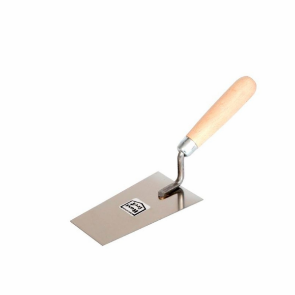 AWTools Nerezové trapézové hladítko 180mm dřevěná rukojeť...
